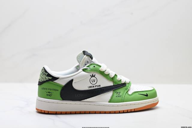 Company Grade Nike Air Jordan 1 X Travis Scott AJ1 Reverse Swoosh Jordan 1 'DIY