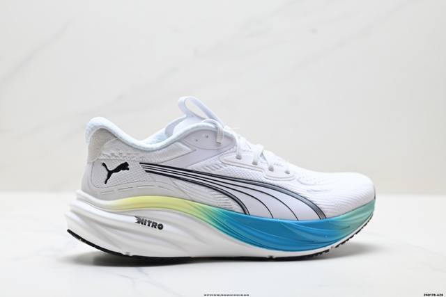Pure Original Puma Deviate Nitro 3 Cushioned Training Running Shoes, Breathable,