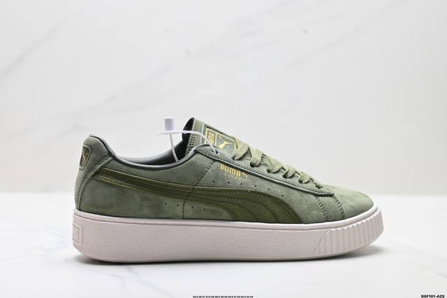 Factory Grade Puma Suede Platfotm Gold Anti-slip and Wear-resistant Puma Low-to