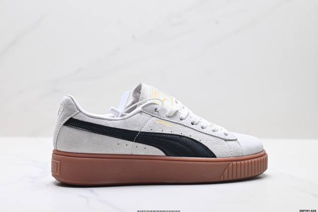 Factory Grade Puma Suede Platfotm Gold Anti-slip and Wear-resistant Puma Low-to