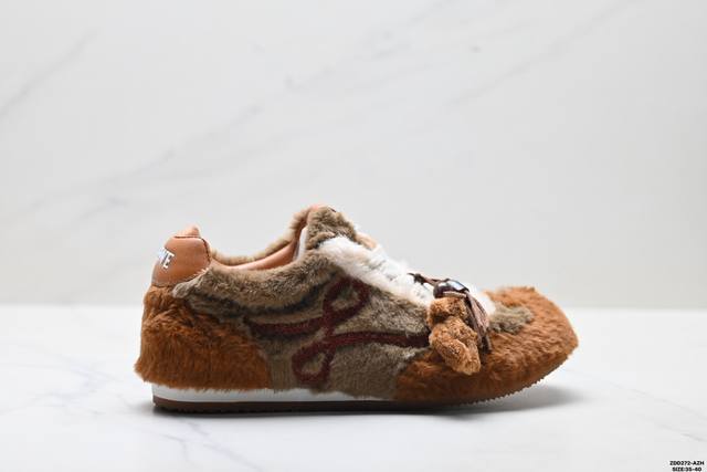 Company Grade Loewe Ballet Runner 2.0 Sneakers Series, Retro Style, German Trai