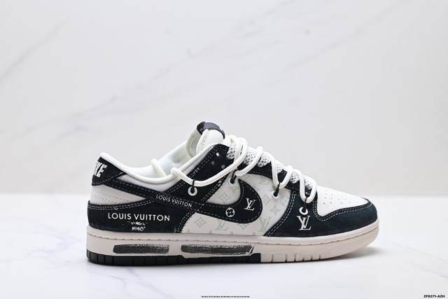 Company Grade Nike Dunk Low Retro 'DIY High-End Custom' Nike Low-Top Casual Spo