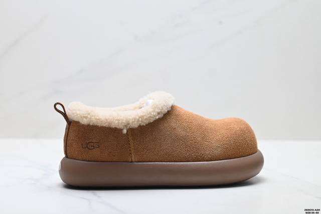 Company Grade Ugg Ethnic Syle Slippers, Retro Versatile Fully Fleece-Lined Warm