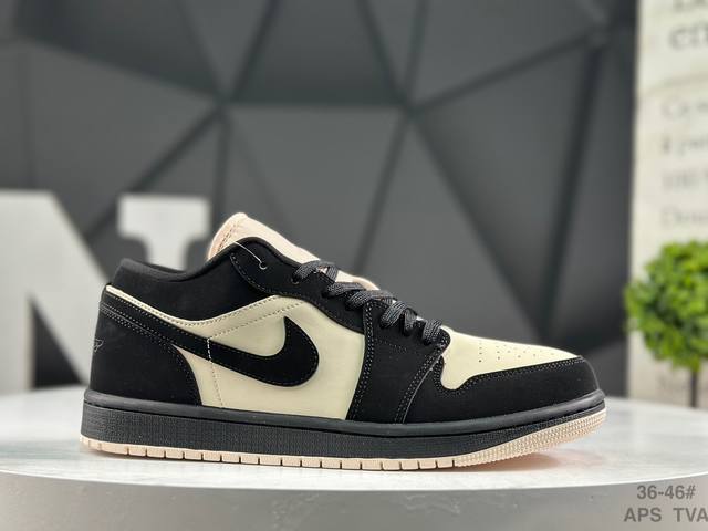 Nike Air Jordan 1 Low AJ1 Low-top Casual Sneakers, Official Colorway Synchroniz