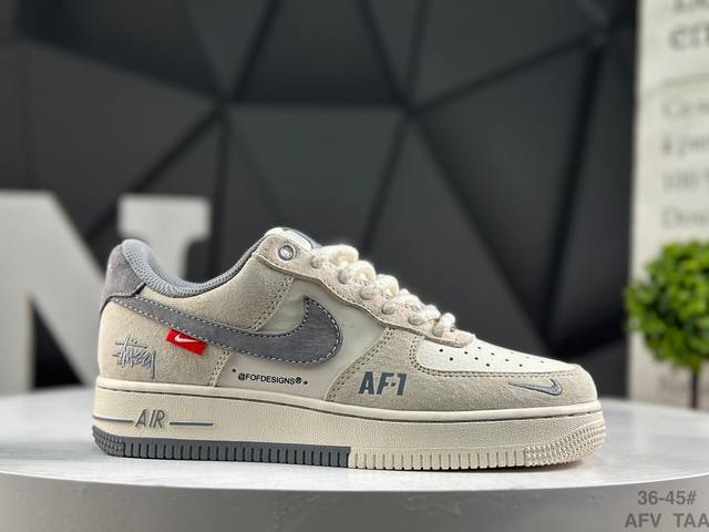 Special Offer Nike Nk Air Force 1 '07 Low Low-top Casual Sneakers#Custom Leather