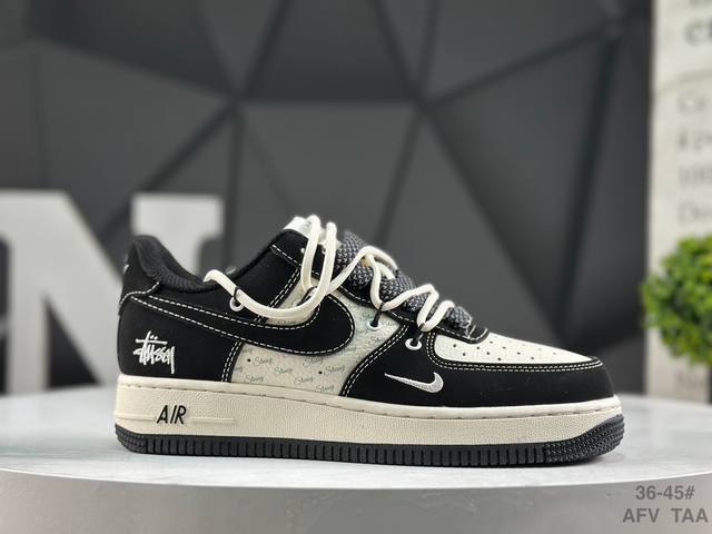 Special Offer Nike Air Force 1 '07 Low Low-top Casual Sneakers#Custom Leather, O
