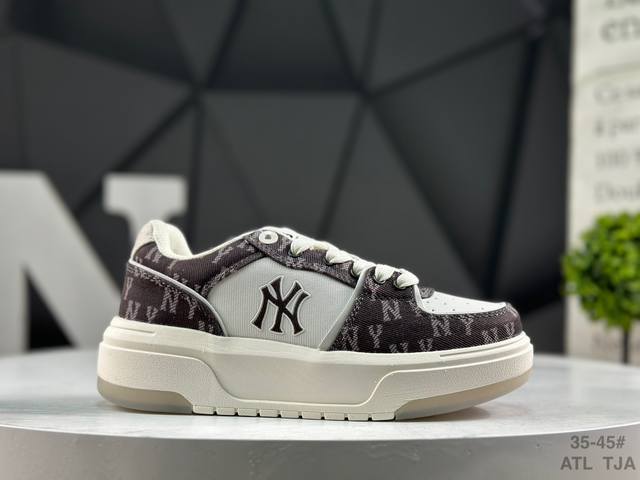 Mlb New York Yankees Chunky Liner Embo Monogram Sneakers, Stylish, Comfortable,