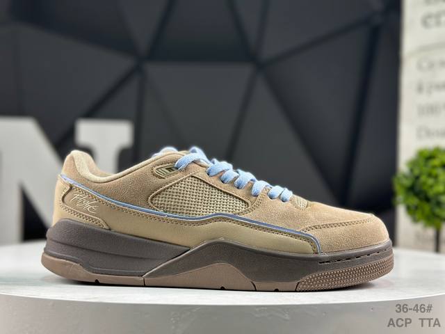 Jordan Flight Court Khaki Air Jordan AJ4 Retro Original Last and Cardboard Origi