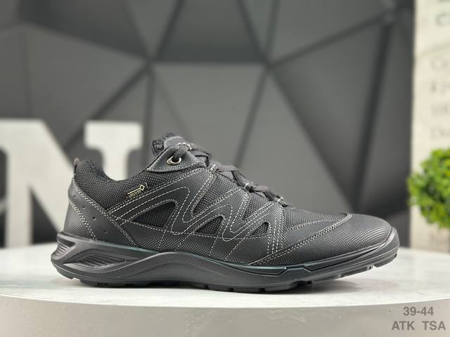 L Ecco Men's Shoes, Walking Leather Shoes, Non-slip Running Shoes, New C Series,