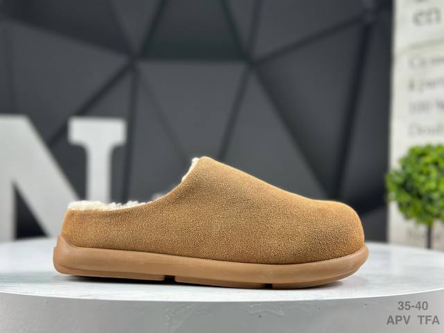 Ugg 2025 New Slip-on Soft-soled Warm Cotton Shoes Casual Furry Loafers Size: As