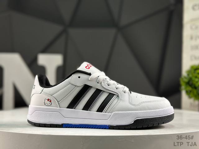 Adidas Entrap Casual Comfortable Sports Sneakers, Youthful Retro Basketball Sho