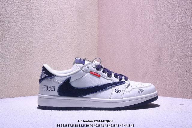 Jordan Fragment X Travis Scott Xdior Air Jordan 1 Low Three-Way Collaboration:
