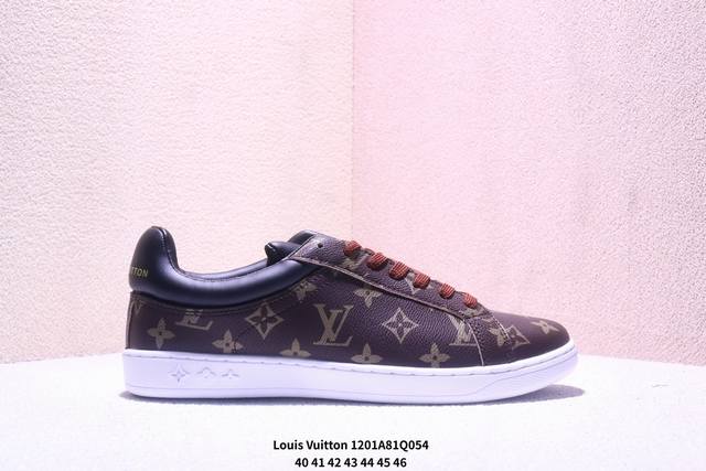 Louis Vuitton Trainer Sneaker. This low-top casual shoe features the Louis Vuitt