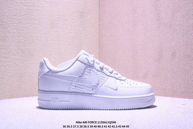 Nike Air Force 1 '07, a versatile casual athletic shoe. Soft, responsive cushio