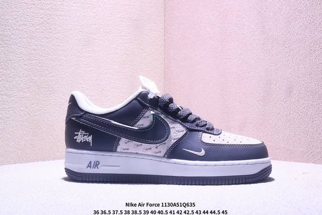 Limited Overseas Release! Factory Grade Nike Air Force 1 '07 Low "Stusic Collabo