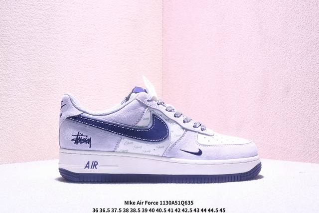 Limited Overseas Release! Factory Grade Nike Air Force 1 '07 Low "Stusic Collabo