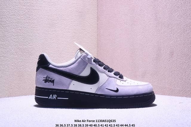 Limited Overseas Release! Factory Grade Nike Air Force 1 '07 Low "Stusic Collabo