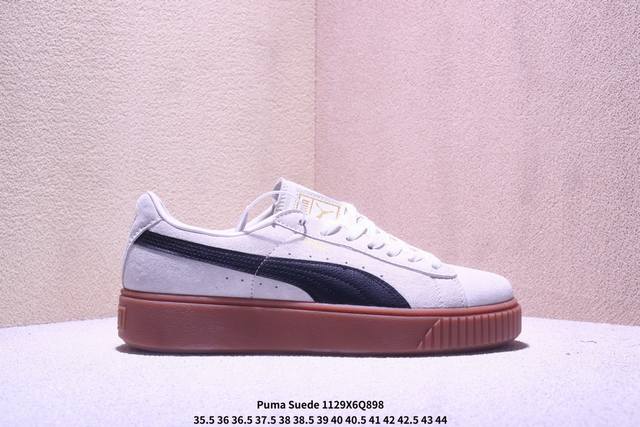 Company-grade Puma Suede Plasfotm Gold anti-slip and wear-resistant Puma low-to