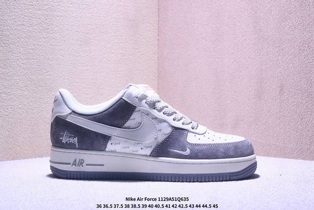 Limited Overseas Release! Factory Grade Nike Air Force 1 '07 Low "Stusey Minimal