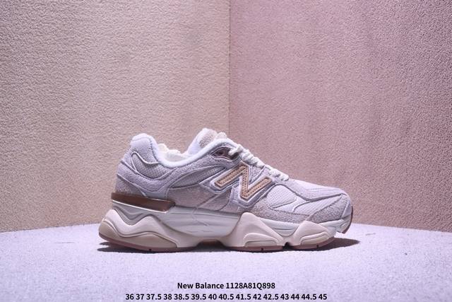 Company Grade New Balance 9060 Series Retro Casual Sports Running Shoes The upp