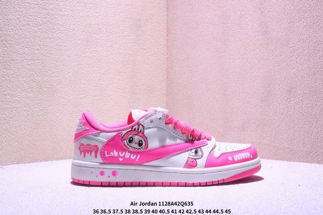 Jordan Fragment X Travis Scott Xdior Air Jordan 1 Low Three-Way Collaboration: