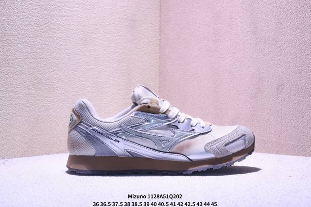 Mizuno LG 60S 2K Unisex Cowhide Leather Retro German Training Casual Shoes Xm112