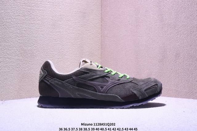 Mizuno LG 60S 2K Unisex Cowhide Leather Retro German Training Casual Shoes Xm112