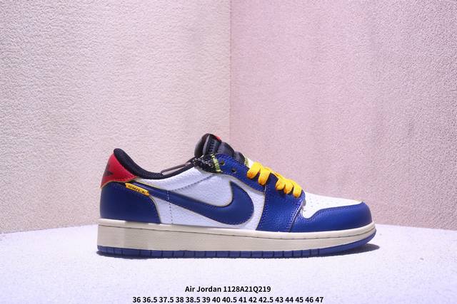 Jordan Air Jordan 1 Low AJ1 Official Colorway Retro Culture Low-Top Casual Snea
