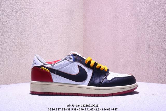 Jordan Air Jordan 1 Low AJ1 Official Colorway Retro Culture Low-Top Casual Snea