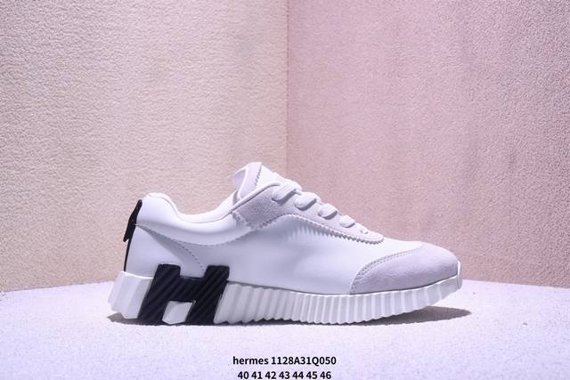 Hermes Hermes Street Style Sneakers for Men: Exuding Vitality, Light and Comfort