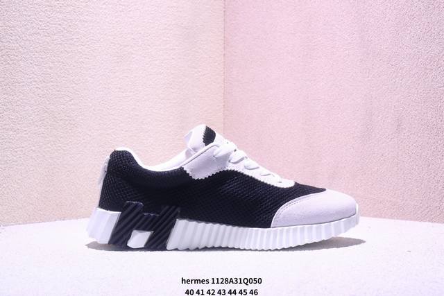 Hermes Hermes Street Style Sneakers for Men: Exuding Vitality, Light and Comfort