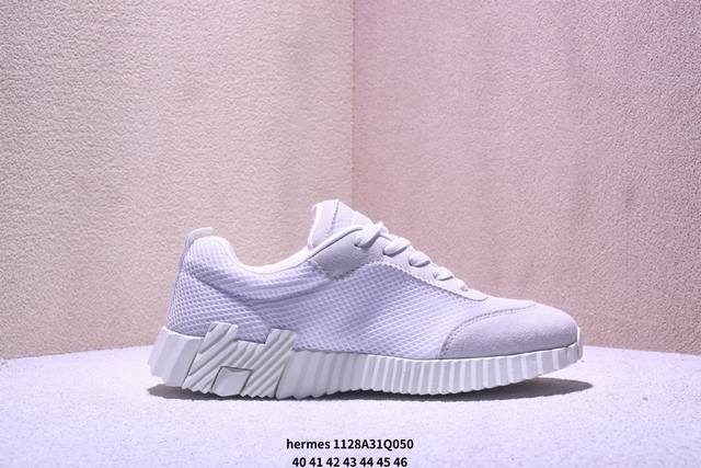 Hermes Hermes Street Style Sneakers for Men: Exuding Vitality, Light and Comfort