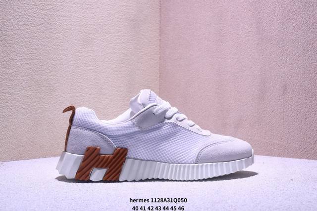 Hermes Hermes Street Style Sneakers for Men: Exuding Vitality, Light and Comfort