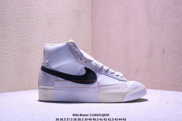 Nike Blazer Mid Pro Club Classic Versatile Mid-Top Blazer Casual Sports Sneakers