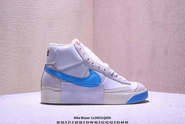 Nike Blazer Mid Pro Club Classic Versatile Mid-Top Blazer Casual Sports Sneakers