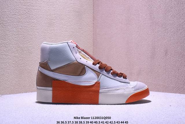 Nike Blazer Mid Pro Club Classic Versatile Mid-Top Blazer Casual Sports Sneakers