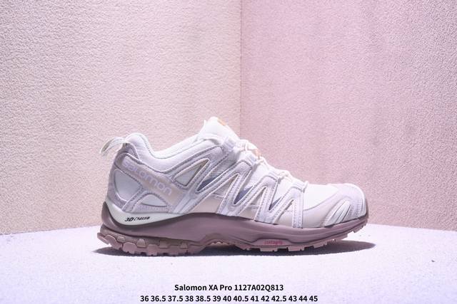 Salomon Xa pro 3D Suede Black Pink Xa professional series trendy off-road funct