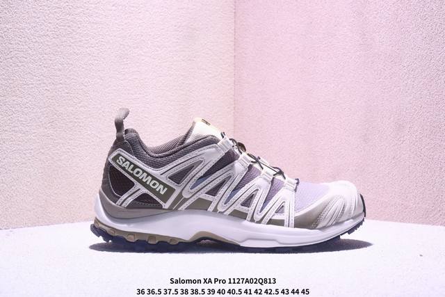 Salomon Xa pro 3D Suede Black Pink Xa professional series trendy off-road funct