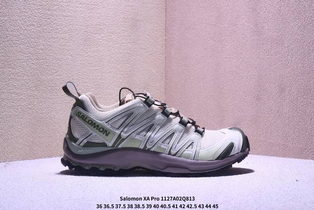 Salomon Xa pro 3D Suede Black Pink Xa professional series trendy off-road funct