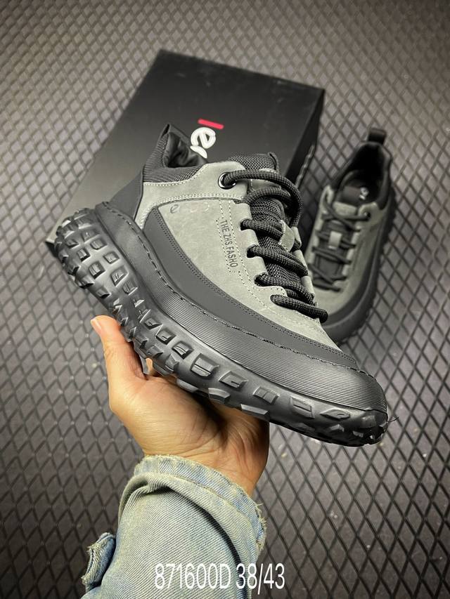 D Ecco Men's New Sport Hiking Shoes - Lightweight, Shock-absorbing, Durable Cowh