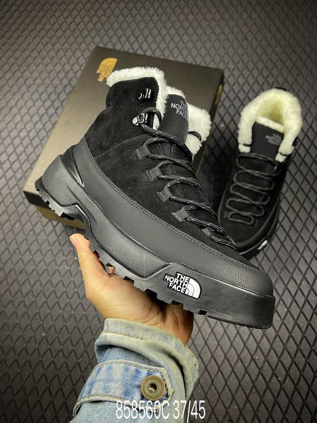 C Fleece-lined The North Face High-top Autumn/Winter Outdoor Waterproof Durable