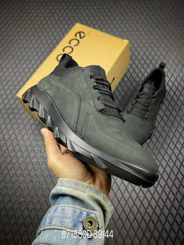 D Ecco Official Synchronized Walking Sports Series #Men's Shoes with Top-Grain S