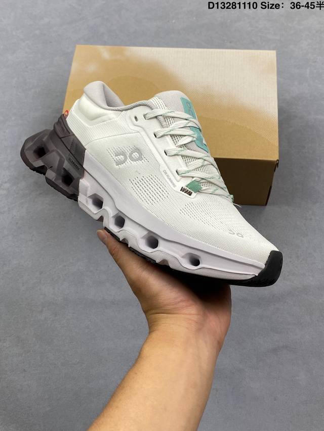 On Cloudflow 5 Comfortable and Versatile Low-Top Casual Running Shoes Men's Whit