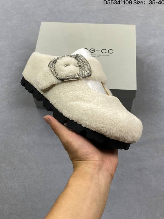 Company Grade Gg-Cc Locke Sweet French Ballet Style Versatile Comfortable Fashi