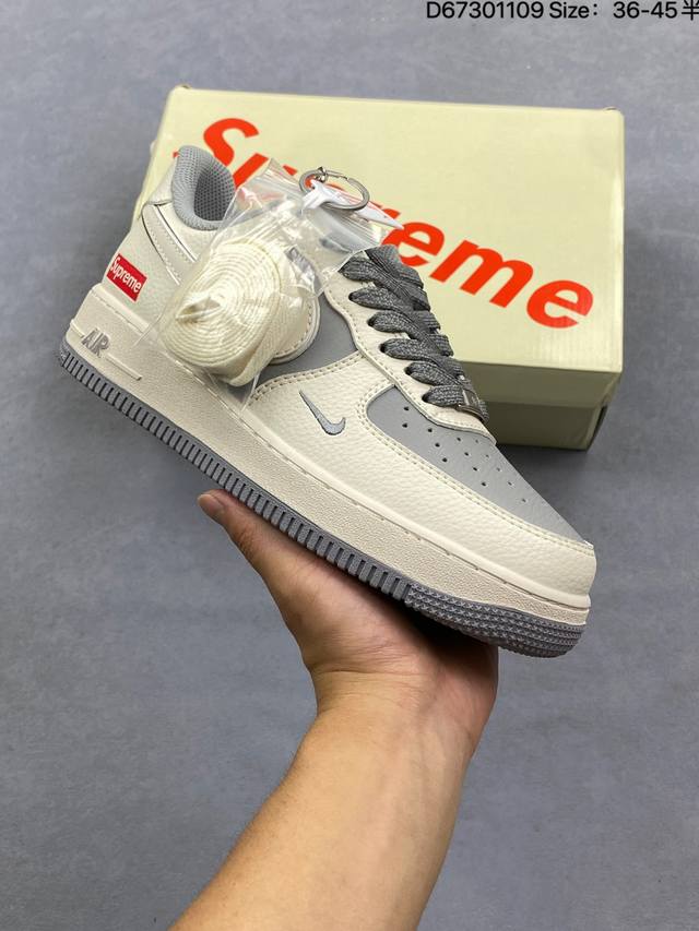Nike Air Force 1 '07 Low-top Versatile Casual Sneakers. Soft, highly elastic cu