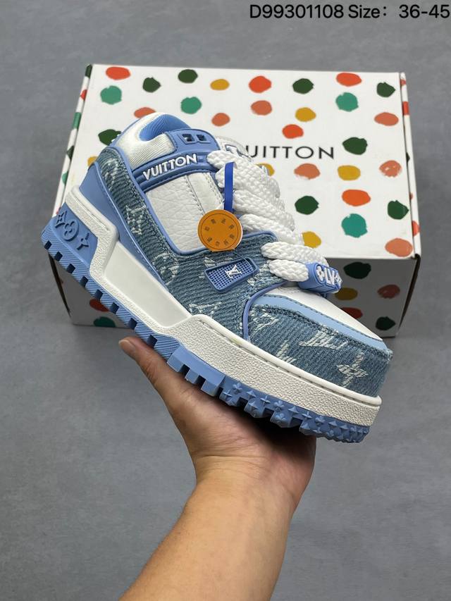 Lv Arch Light Sneaker Casual Sports Culture Versatile Basketball Sneakers Size: