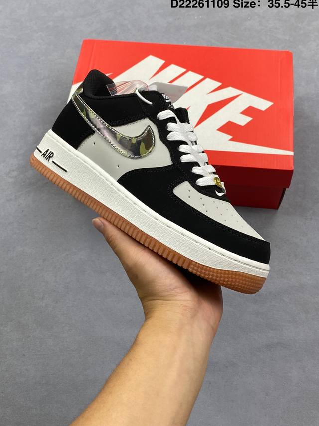 Nike Air Force 1 '07 Authentic low-top Air Force silhouette made with original l