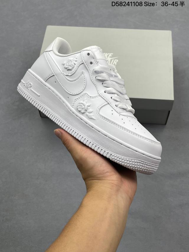 Nike Air Force 1 '07 Low-top Casual Sneakers, imported rubber fabric, original