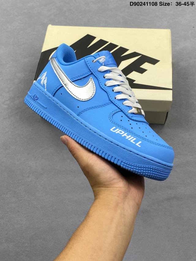 Nike Air Force 1 Low'07 Low-top Casual Sneakers, Custom Leather, Original Last