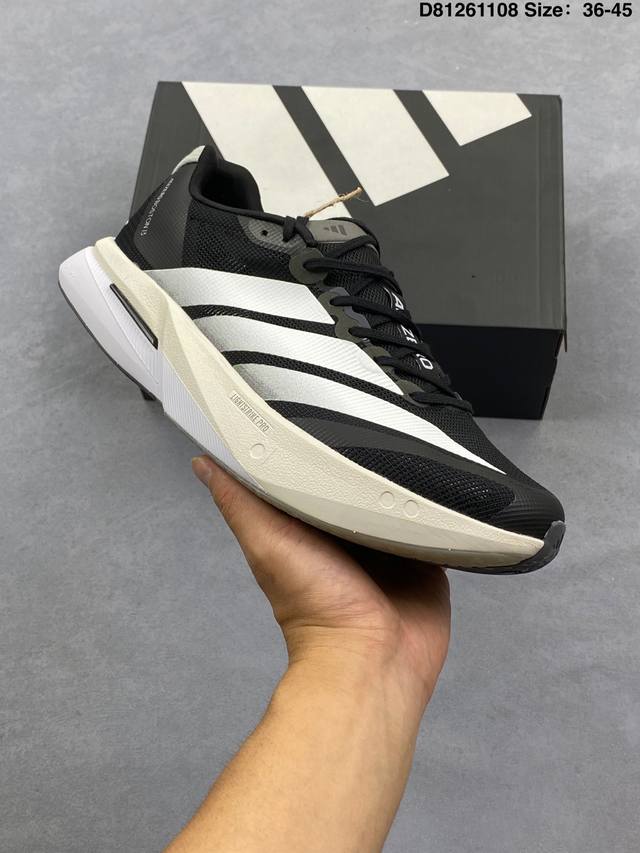 Company Grade Adidas Adizero Boston 13 Breathable Mesh Racing Shoes with Boost